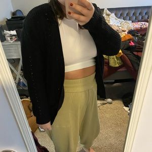 Mango Black Cardigan